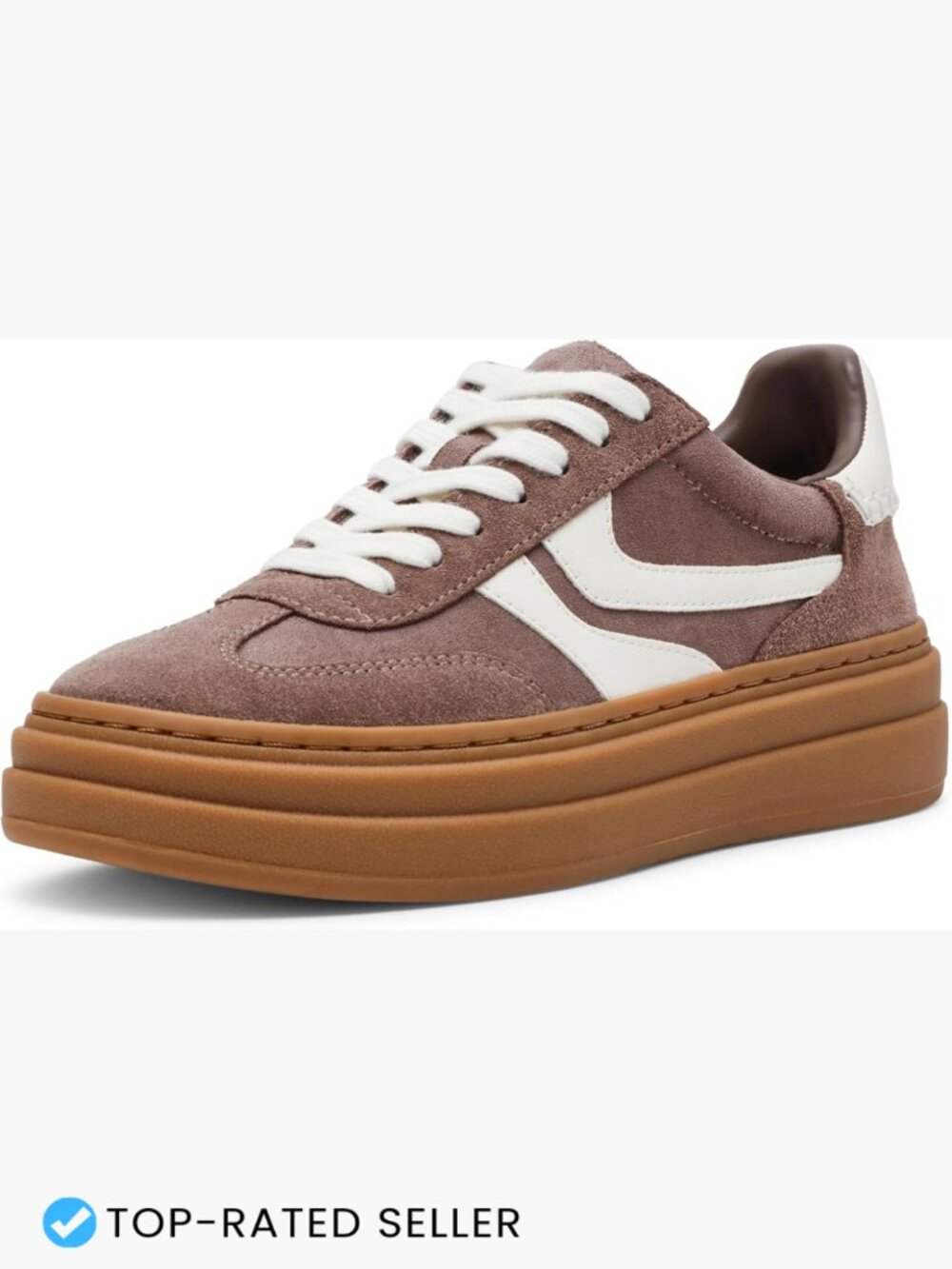 Fashion Sneakers Lace-Up Platform Cushioned Casual Walking Dance Comfortable